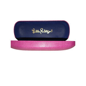 Lily Pulitzer Hard Shell Pink Eyeglass Case Pretty Posh Style Cute Fun